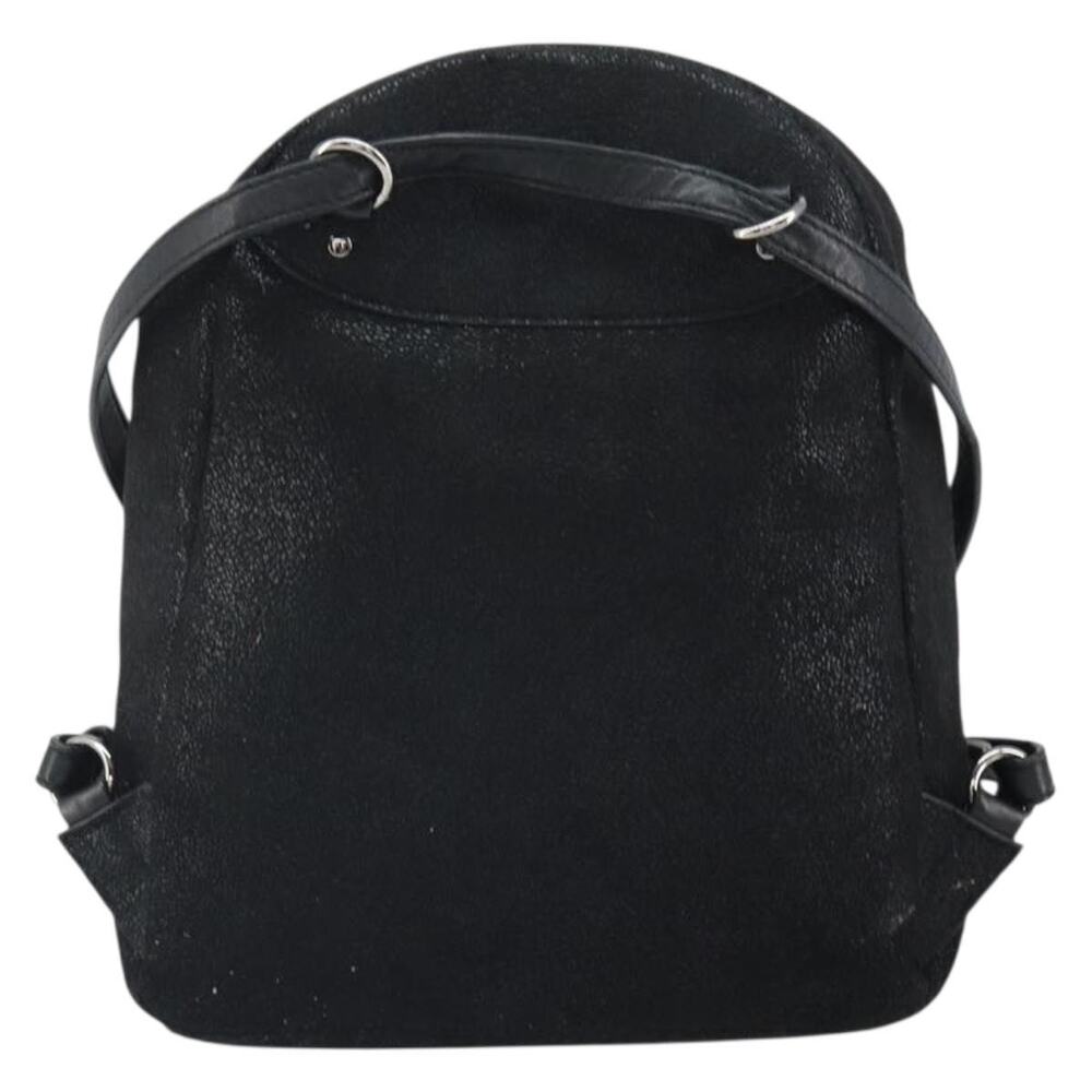 Stella Mccartney Polyester Falabella Backpack Black